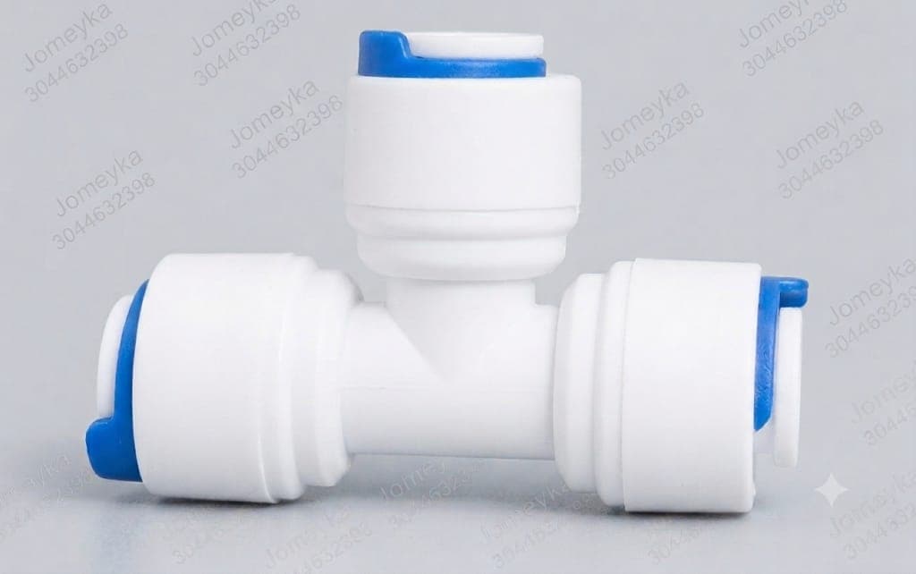 Llave hembra 1/2 a 3/8 acero para purificador de agua